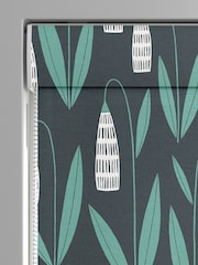 MissPrint Blue 100% Cotton Snow Drops Made to Measure Roman Blind - Image 3 of 6