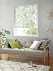 MissPrint Green 100% Cotton Deep Sea Made to Measure Roman Blind - Image 5 of 6
