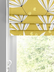 MissPrint Yellow 100% Cotton Wildflower Made to Measure Roman Blind - Image 2 of 6