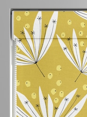 MissPrint Yellow 100% Cotton Wildflower Made to Measure Roman Blind - Image 3 of 6