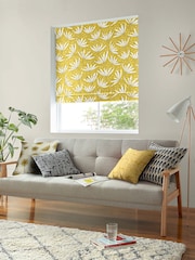 MissPrint Yellow 100% Cotton Wildflower Made to Measure Roman Blind - Image 5 of 6