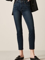 Синий - Paige Ultra Skinny Hoxton Ankle Jeans - Изображение 1 из 5