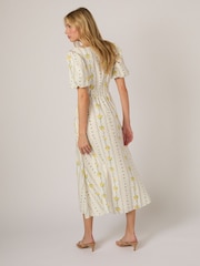 Nobodys Child White SS Melody Midi Dress - Image 2 of 6