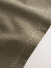 Grey/Black/Khaki Green/Tan Brown Short Sleeve Stag Embroidered T-Shirts 4 Pack (3-16yrs) - Image 8 of 9