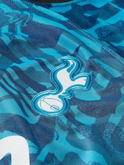 Nike Turquoise Blue Blank Tottenham Hotspur FC 22/23 Third Football Shirt Kids - Image 5 of 9