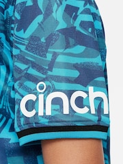 Nike Turquoise Blue Blank Tottenham Hotspur FC 22/23 Third Football Shirt Kids - Image 7 of 9