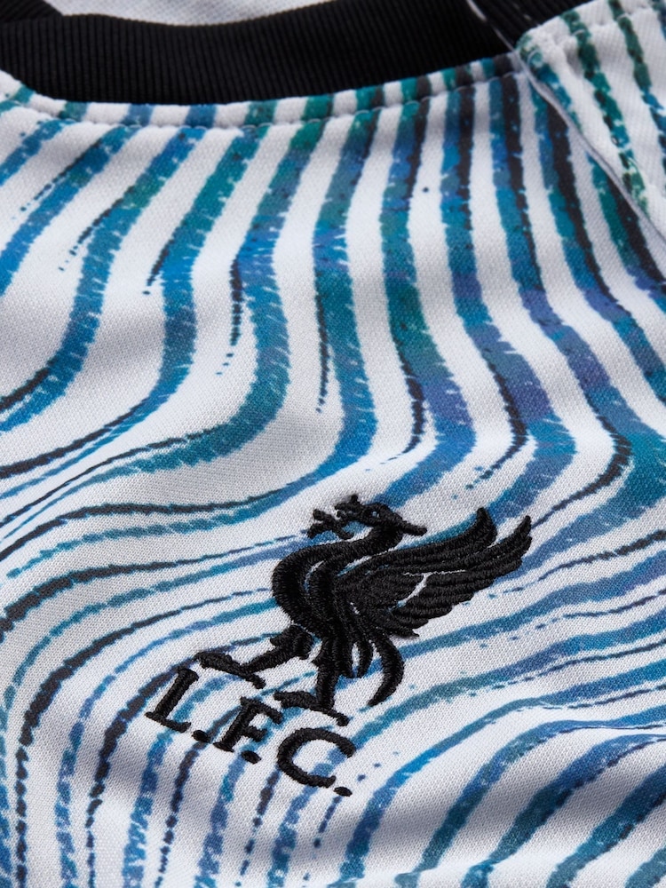 Nike White Liverpool FC 22/23 Away Football Kit - Image 3 of 3
