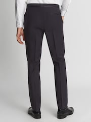 Reiss Navy Poker Modern Fit Tuxedo Trousers - Image 5 of 5