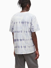 AllSaints Blue Montie Short Sleeve 100% Cotton Crew T-Shirt - Image 2 of 5