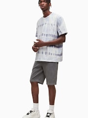 AllSaints Blue Montie Short Sleeve 100% Cotton Crew T-Shirt - Image 3 of 5
