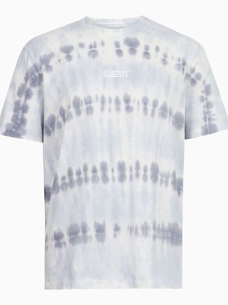 AllSaints Blue Montie Short Sleeve 100% Cotton Crew T-Shirt - Image 5 of 5