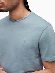 AllSaints Blue Brace Short Sleeve Crew T-Shirt - Image 5 of 6