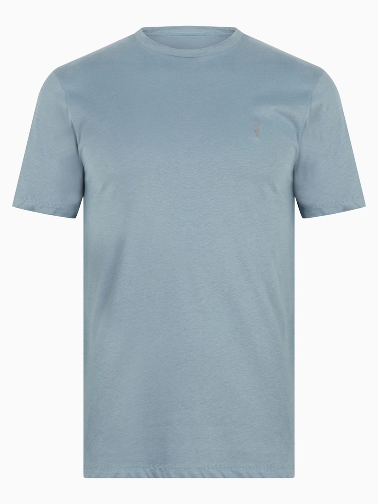 AllSaints Blue Brace Short Sleeve Crew T-Shirt - Image 6 of 6