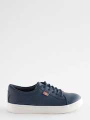 Navy Blue Smart Lace-Up Shoes - Image 2 of 5