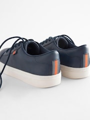 Navy Blue Smart Lace-Up Shoes - Image 5 of 5