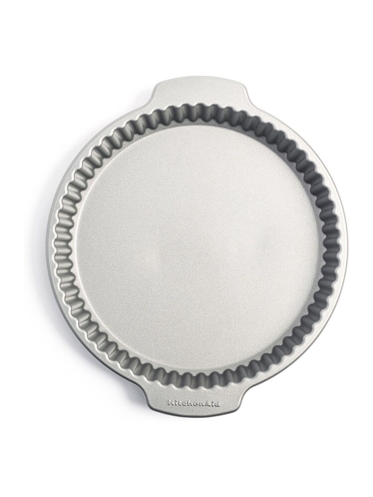 KitchenAid Silver 28cm Steel Quiche Baking Tin - Image 4 of 4