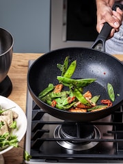KitchenAid Black Classic Forged 28cm Wok - Image 1 of 2