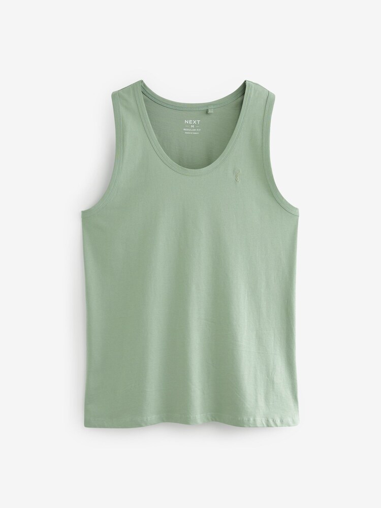 Green/White/Blue 3 Pack Stag Vest - Image 2 of 12