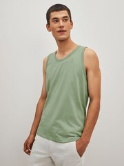 Green/White/Blue 3 Pack Stag Vest - Image 7 of 12