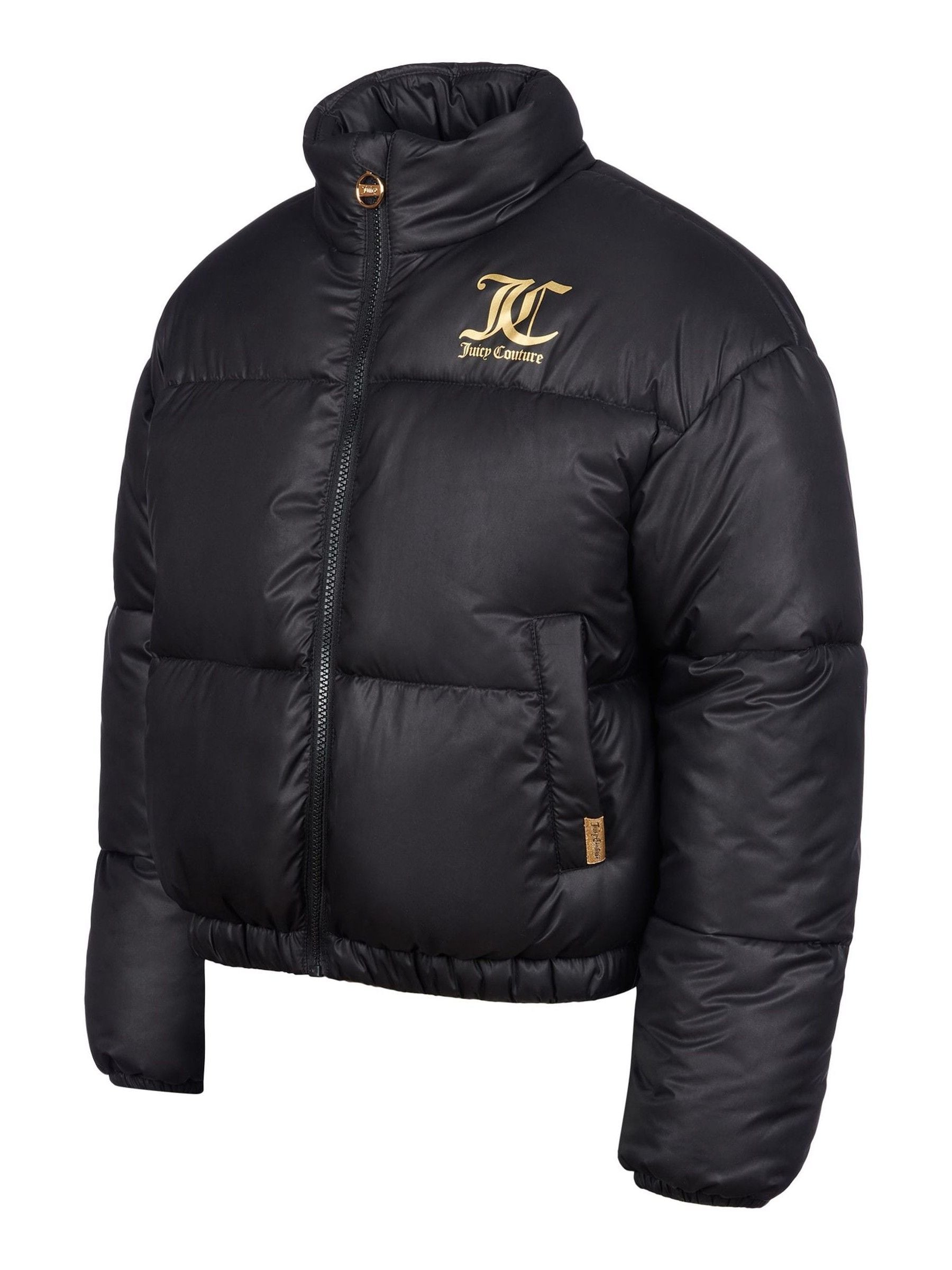 Buy Juicy Couture Black Funnel Neck Puffer Jacket from Next Luxembourg