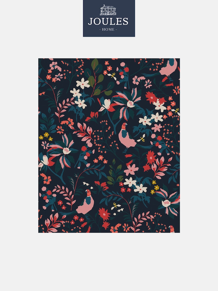 Joules French Navy Fields Edge Floral Wallpaper - Image 2 of 3