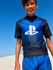 Navy Blue Rash Vest (3-16yrs) - Image 1 of 5