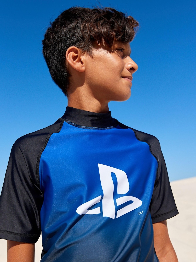 Navy Blue Rash Vest (3-16yrs) - Image 2 of 5