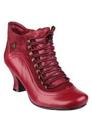 Hush Puppies Vivianna Lace-Up Heeled Boots - Image 2 of 5