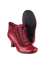 Hush Puppies Vivianna Lace-Up Heeled Boots - Image 4 of 5