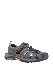 Cotswold Grey Sandhurst Touch Fastening Sandals - Image 3 of 4