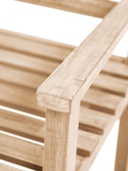 Pacific Natural Cambridge Outdoor 2 Seater Garden Bench - Image 4 of 4