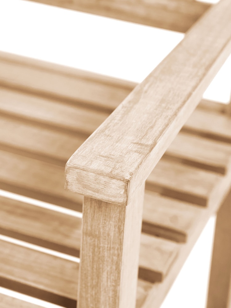 Pacific Natural Cambridge Outdoor 2 Seater Garden Bench - Image 4 of 4