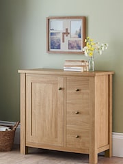 Natural Malvern Oak Effect Small Sideboard - Image 1 of 10