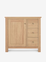 Natural Malvern Oak Effect Small Sideboard - Image 3 of 10