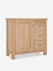 Natural Malvern Oak Effect Small Sideboard - Image 6 of 10