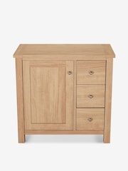 Natural Malvern Oak Effect Small Sideboard - Image 7 of 10