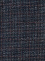 Navy Blue Puppytooth Suit: Waistcoat - Image 2 of 5