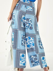 Pantalones de Pernera ancha con Estampado de Tile Roman - Imagen 3 de 5