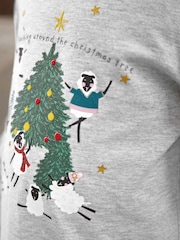 Grey Sheep Matching Family Older kids Jersey Pyjamas (9mths-16yrs) (9mths-16yrs) - Image 3 of 7