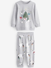 Grey Sheep Matching Family Older kids Jersey Pyjamas (9mths-16yrs) (9mths-16yrs) - Image 4 of 7