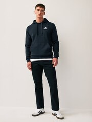 adidas Black Essential Fleece Hoodie - Image 2 of 5