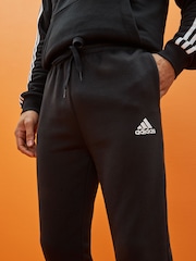 adidas Black Regular Essentials Fleece Tapered Joggers - Image 5 of 6