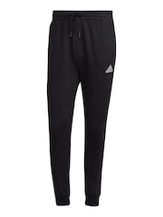 adidas Black Regular Essentials Fleece Tapered Joggers - Image 6 of 6