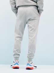 adidas Grey/Black Regular Essentials Fleece Tapered Joggers - Image 2 of 6
