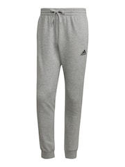 adidas Grey/Black Regular Essentials Fleece Tapered Joggers - Image 6 of 6