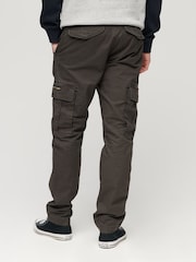 Superdry Black Core Cargo 100% Cotton Trousers - Image 2 of 7