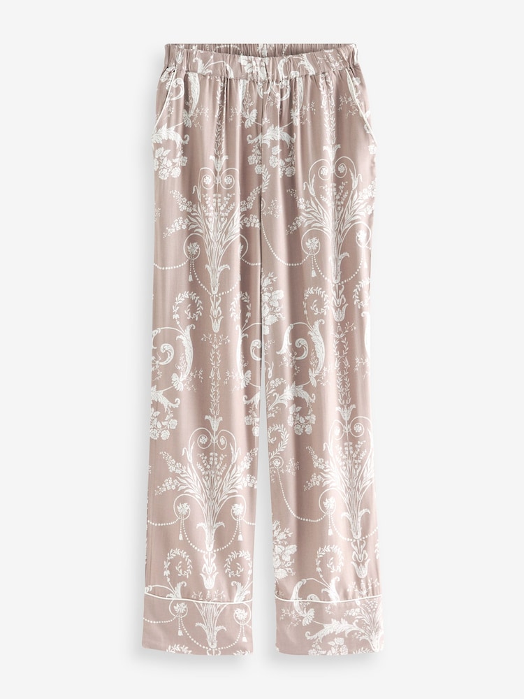 Laura Ashley Mauve Pink Josette Button Through Pyjamas Set - Image 12 of 12 Laura Ashley Mauve Pink Josette Button Through Pyjamas Set - Image 12 of 12