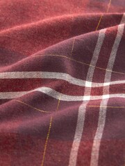 Laura Ashley Red Check Button Through Nightshirt - Image 8 of 8
