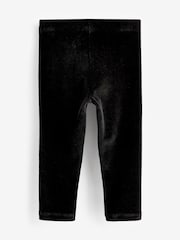 Black Velour Leggings (3mths-7yrs) - Image 5 of 6