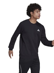 adidas Black Feelcozy Sweatshirt - Image 1 of 8